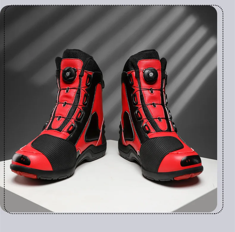 Motorcycle Boots Male Motocross Shoes Bicycle Racing Speed