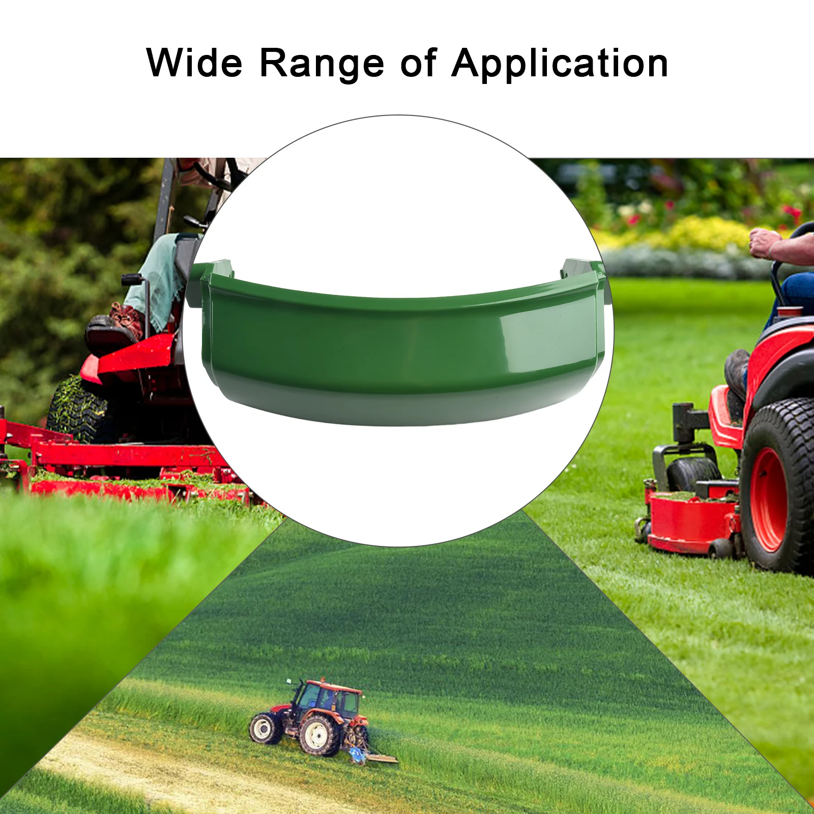 

Upper Hood Kit Tractor Front Bumper For LT133 LT155 LT166 Green Lawnmower Accessries Replacement Part With Screws