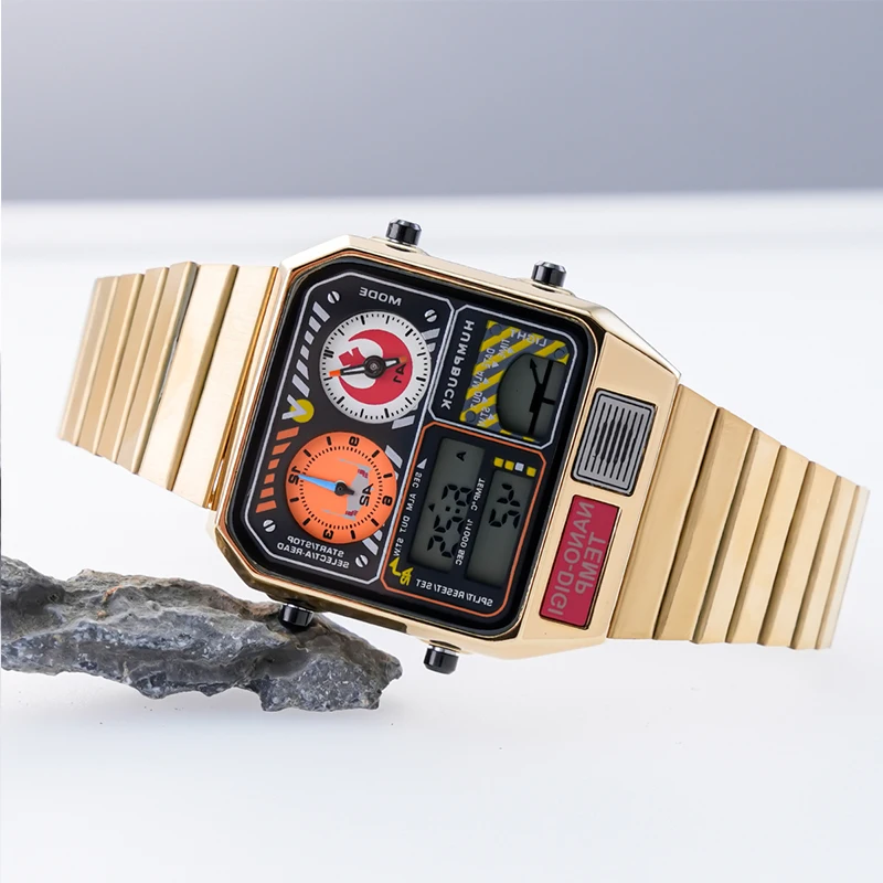 HUMPBUCK Sleek and Smart Stylish Waterproof Watch Electronic Movement Chronograph Intelligent Design