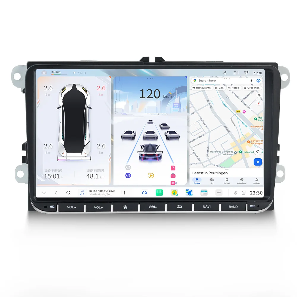 DUDUAUTO DUDU7 9-Zoll Android 13 Autoradio für VW Volkswagen Skoda Octavia Golf 5 VW Touran Passat B6 Polo Tiguan Multimedia CarPlay – Detail 6