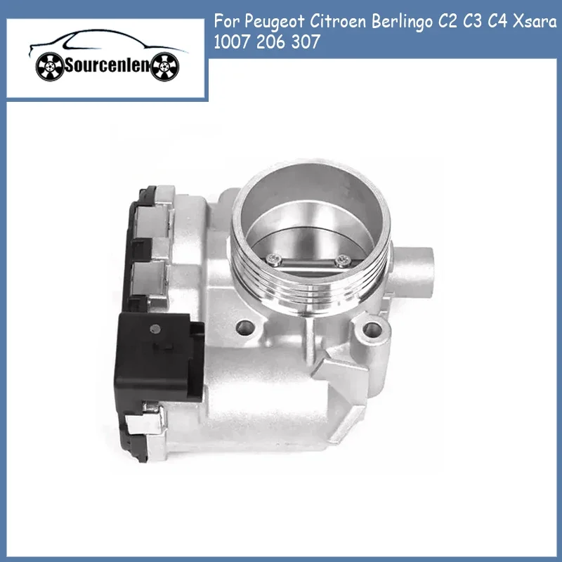 

Новый корпус дроссельной заслонки для Citroen Berlingo C2 C3 C4 Xsara Peugeot 1007 206 307 163669 0280750539