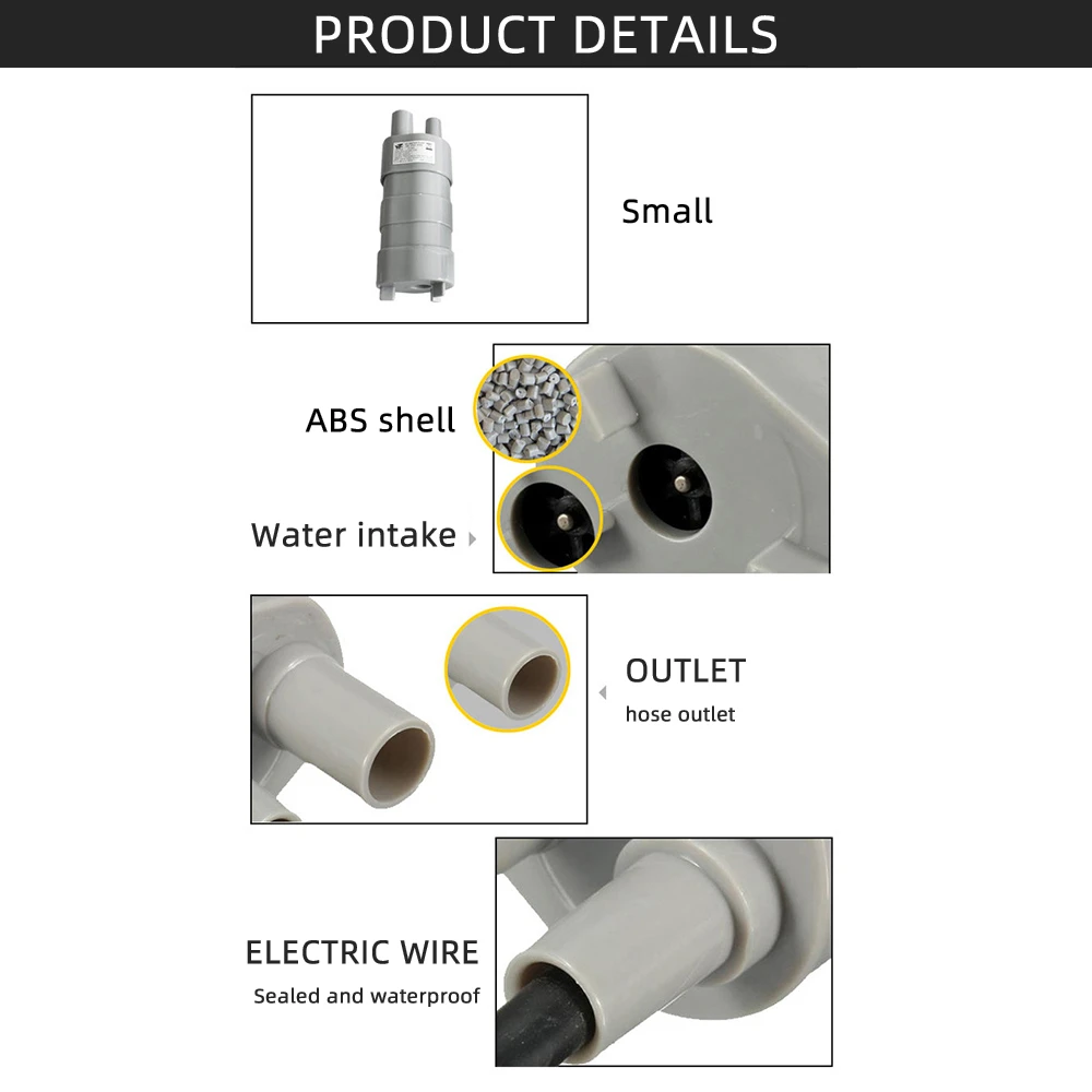 micro pompe eau solaire pour pour moteur trois