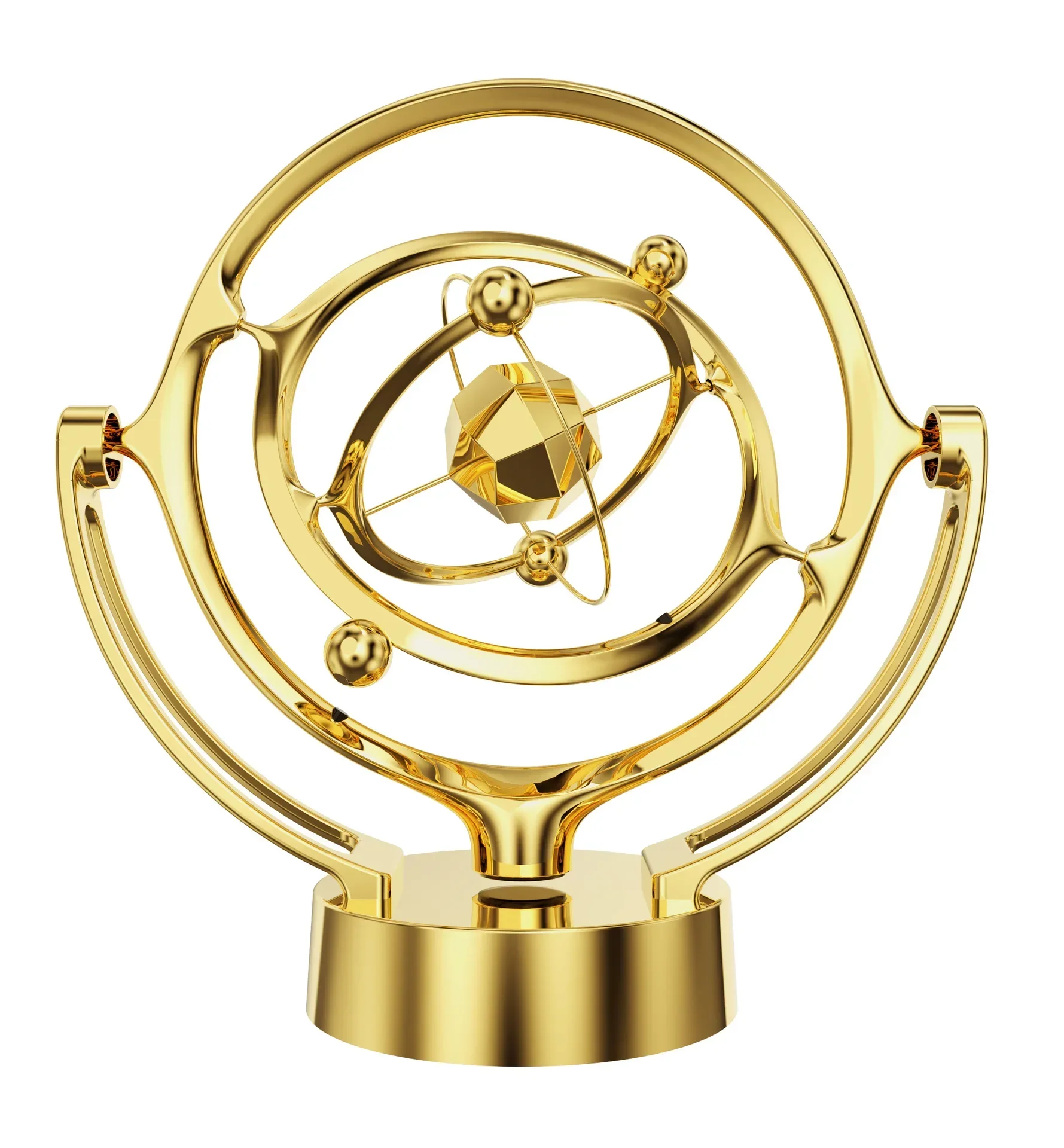 Experience The Magic of Perpetual Motion: Desk Ornament with Earth Orbital Swinging Arm Reloj De Sol Reloj Solar Madera
