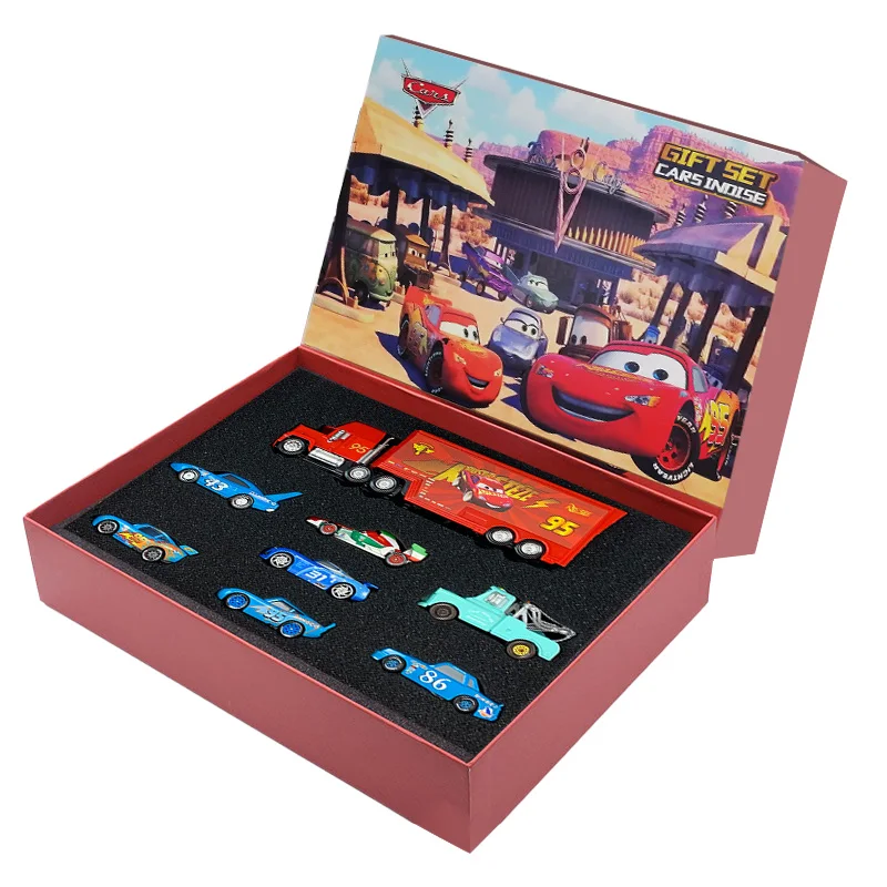 Cars 2 Disney Pixar truck Mini Metal Racers Box Lightning McQueen King ...