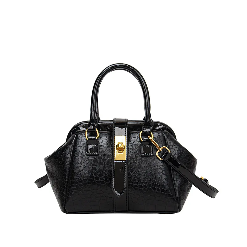 2024 new women's bag exquisite luxury women handbag texture stone grain large capacity high appearance level shoulder bag