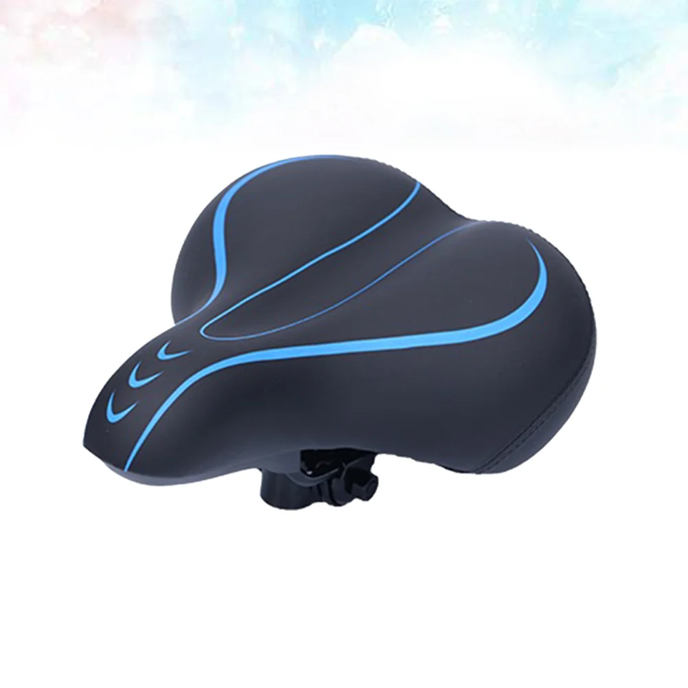 

Simple Saddle Absorption Comfortable Seat for Man Woman Male (Black Blue)