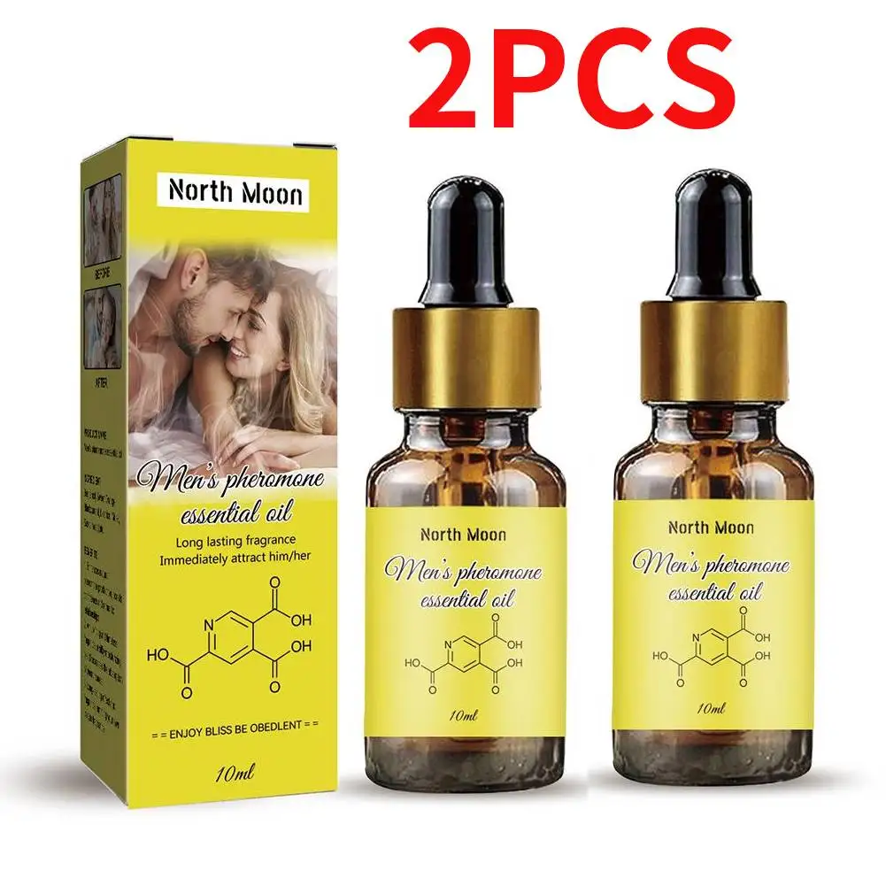 2PCS Pheromone Essential Oil Long Lasting Natural Refreshing Body Essence Fragrance Attracts Women Into Fragrances_voghion.com