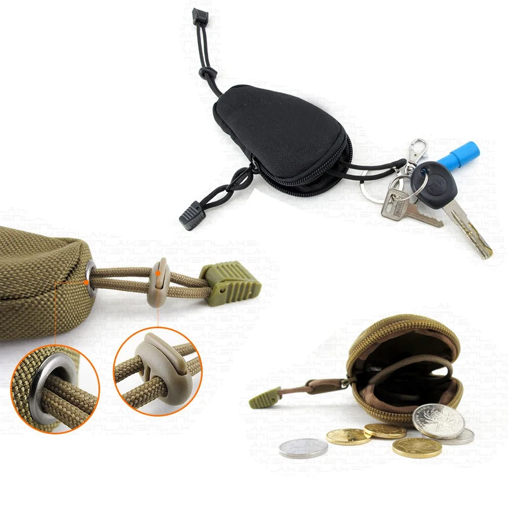 Key Organizer Key Case Key Purse Key Holder Coin Purse Portable Mini Key Holder Oxford Cloth Mini Zipper Case Multipurpose Men for Outdoor