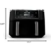Ninja Air Fryer, Roast, Bake, Crisps, Broil, Reheats, Keep Warm, 10-in-1, Fries, Frozen Food, Veggies, Meat, 10 QT, Black, DZ302 6