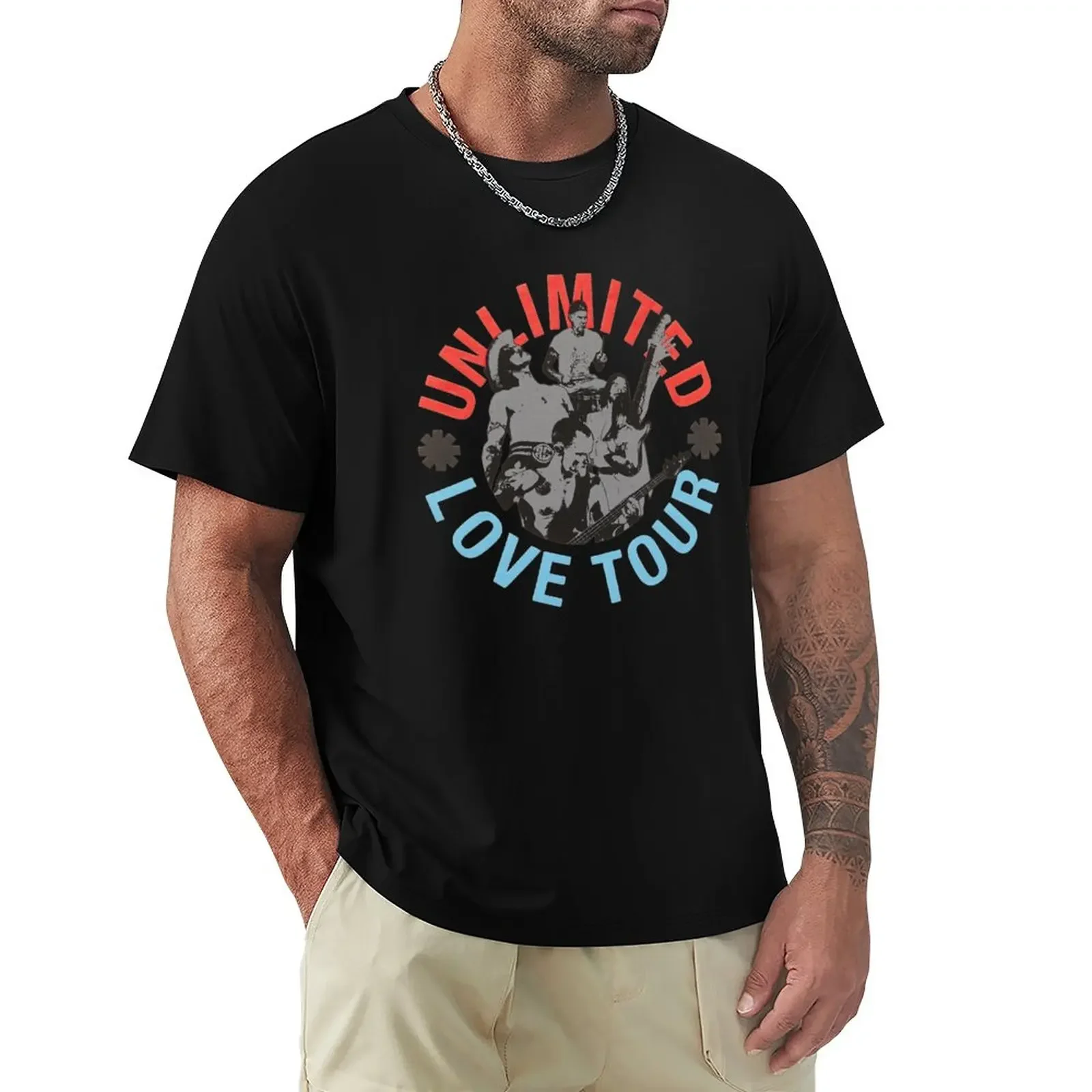 

VINTAGE RED BLACK WHITE T-Shirt korean fashion heavyweights Aesthetic clothing mens graphic t-shirts funny