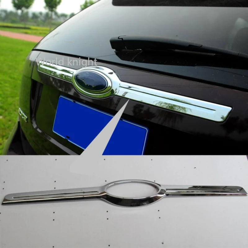 

for Ford Edge 2009-2014 Car Accessories Molding Rear Trunk Door Tailgate Chrome Pad Trim Sticker Cover Frame Decoration