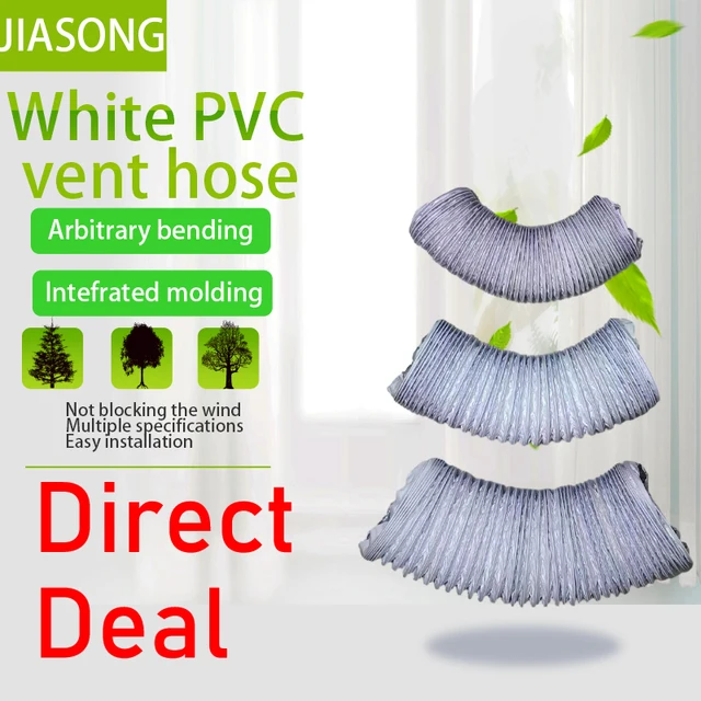 ท่ออ่อนสีขาว, ท่ออลูมิเนียม, ระบบลมบริสุทธิ์ Hvac, ท่อวิศวกรรม Hvac, ท่อคอมโพสิตพีวีซีอลูมิเนียมฟอยล์ 1