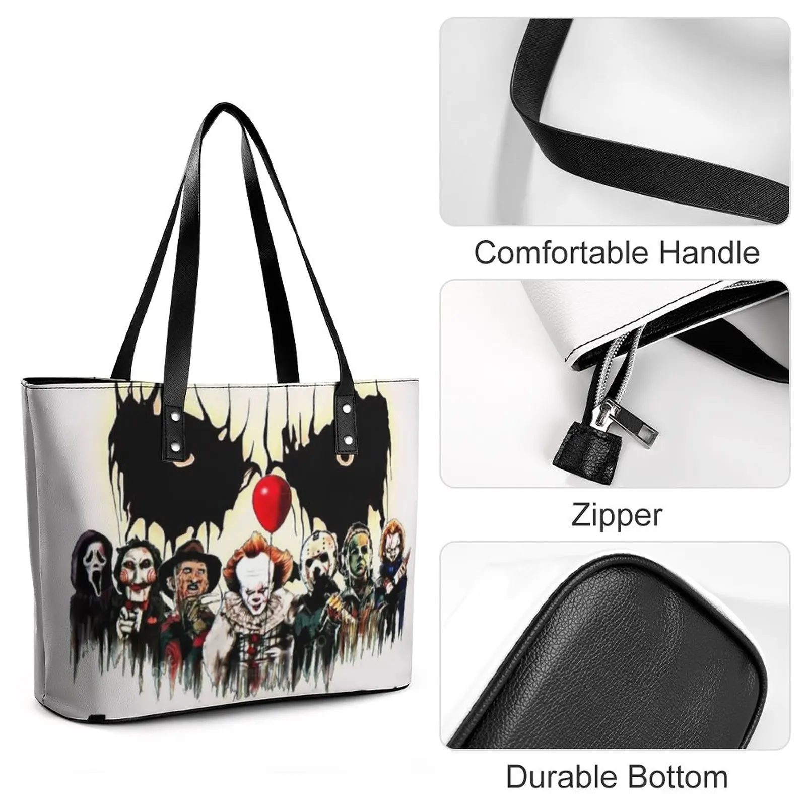 thumbnail image 2 of Horror Movie Tote Bag  2 of 11