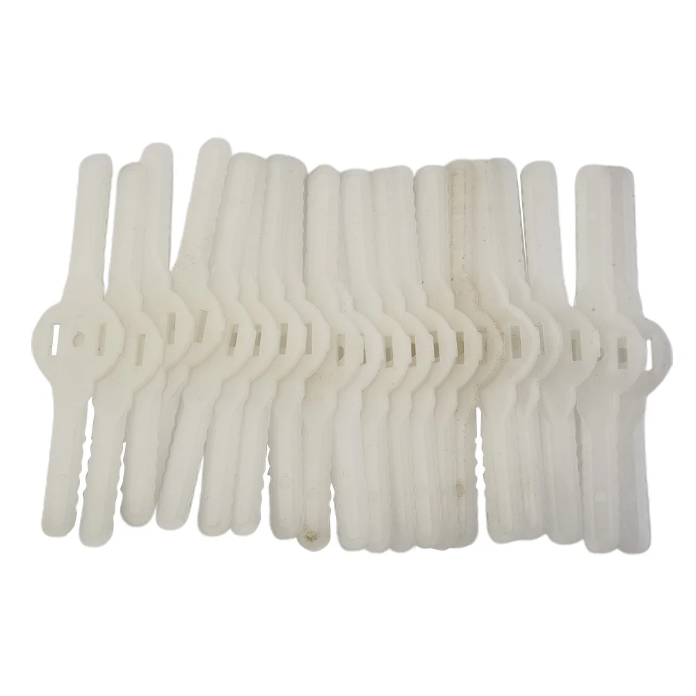 

20PCS Plastic Cutter Blades For Electric Cordless Grass Trimmer Knives Strimmer Accessories Garden In Stock