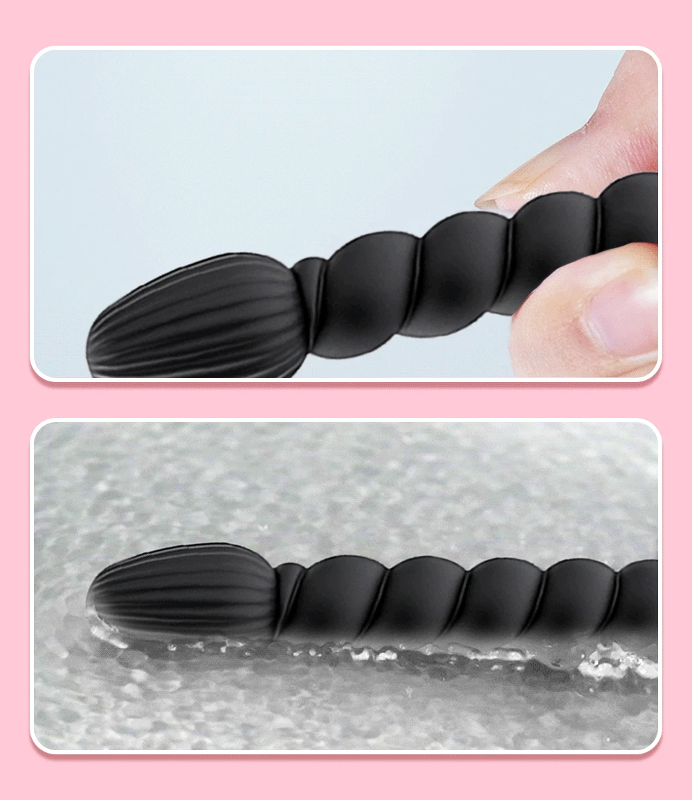 2023 new Vibrators Anal Beads 10 Speeds Female for Women Soft Butt Plug Stimulator Vibrating Gay Sex Toys for Men A_voghion.com