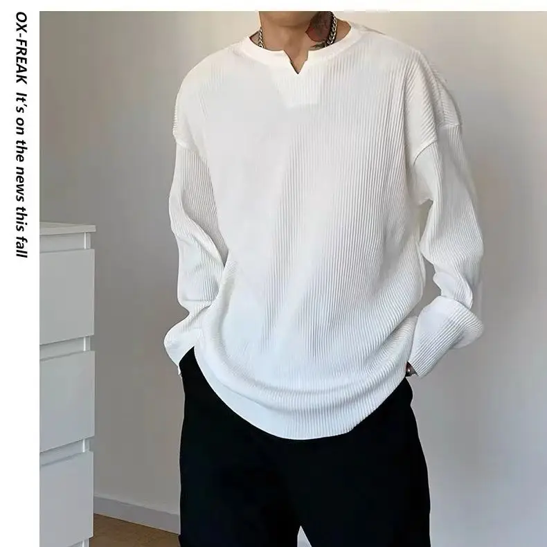 Men’s V-Neck Henley Shirt 6