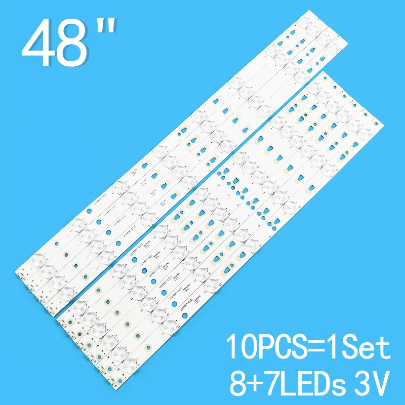

LED light strip For LT-48EM75 LED48D7-01 (C) LED48D8-01 (C) 30348007219 LE48S500 LED48H35D MTV-4828LTA2 MTV-4829LTA2 PLE-4803FHD