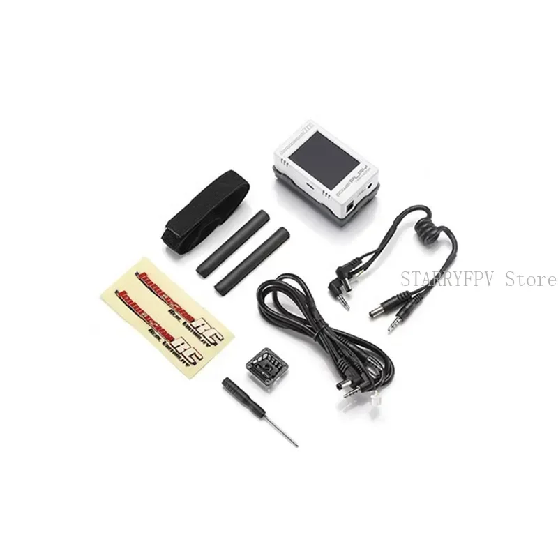 Détail du bouton d'enregistrement sur les lunettes FPV avec DVR intégré pour FatShark, prise USB visible