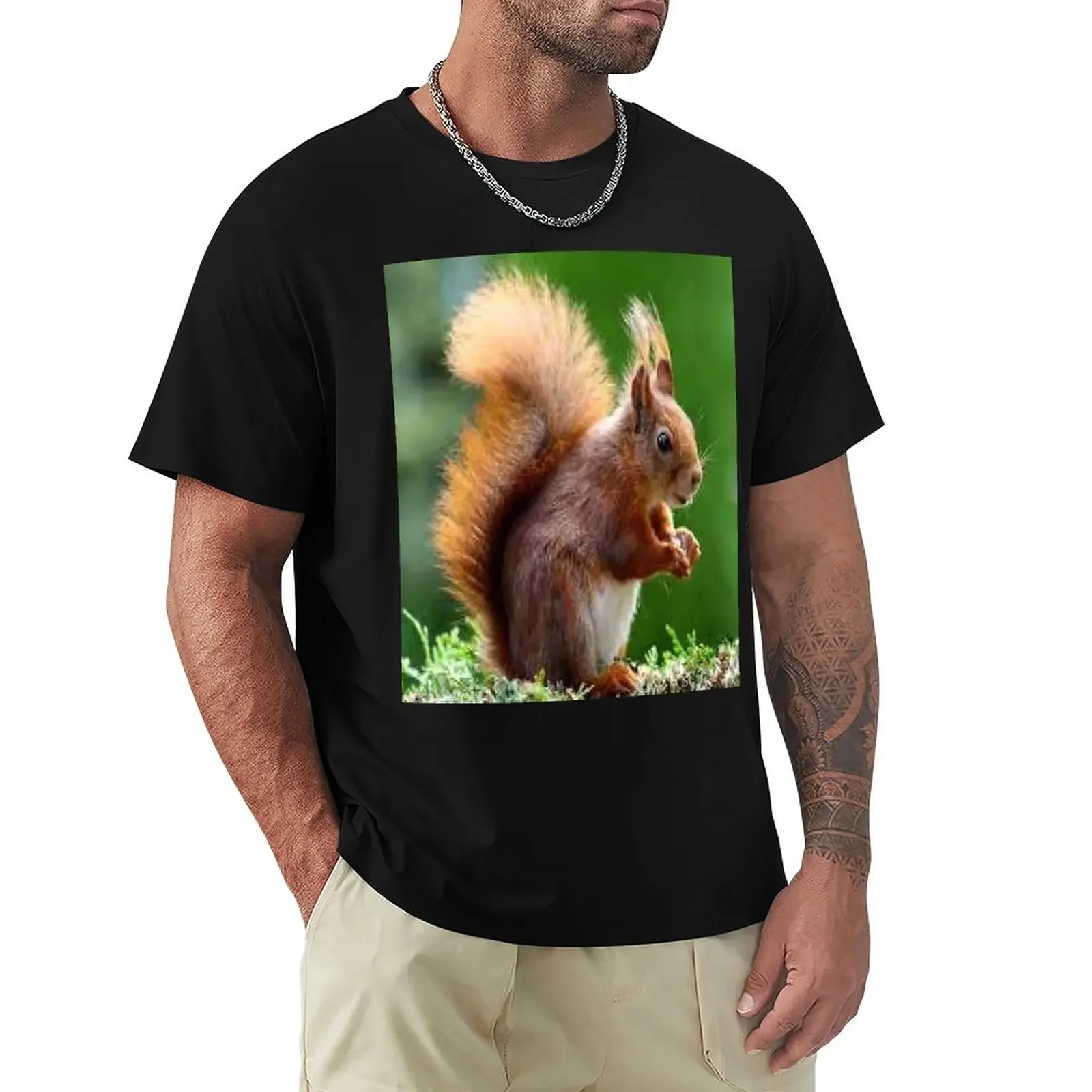 

Cute Squirrel T-Shirt new edition summer clothes mens funny t shirts summer top customizeds kawaii clothes clothes for men