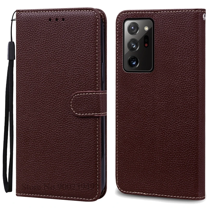 Leather Flip Wallet Case - Stylish Protection & Storage