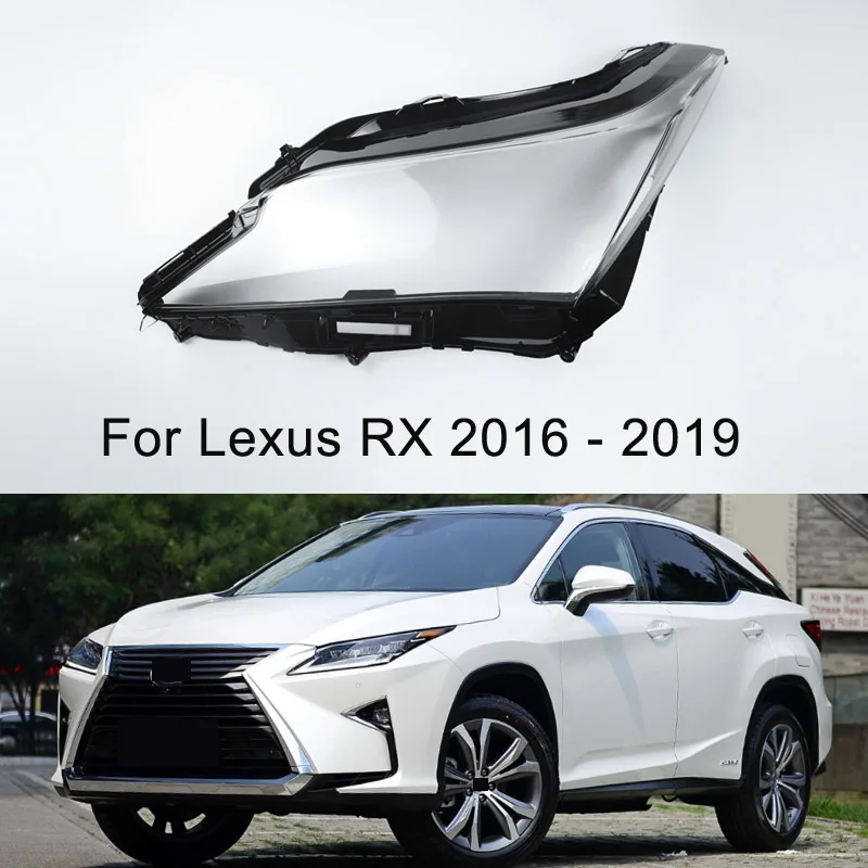 

Car Headlight Cover For Lexus RX300 RX350 RX450 2016 2017 2018 2019 Front Headlamp Lens Mask Transparent Lampshade Shell Glass