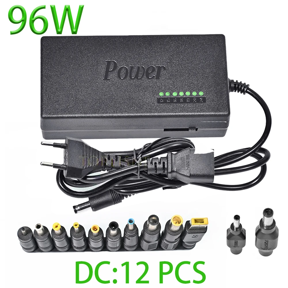 DC 12V/15V/16V/18V/19V/20V/24V 4.5A 96W 65W  Laptop AC Universal Power Adapter Charger for ASUS DELL Lenovo Sony Toshiba Laptop