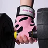 Cartoon pattern Cowhide WeightLifting Glove Training Crossfit Fitness Bodybuilding Workout Palm Protector Horizontal Bar Gloves 3