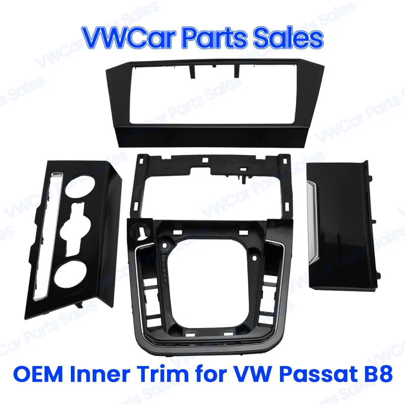 

9.2 / 8 inch CD screen frame Air Conditioning Switch panel frame ashtray cover plate shift handball frame For VW Passat B8