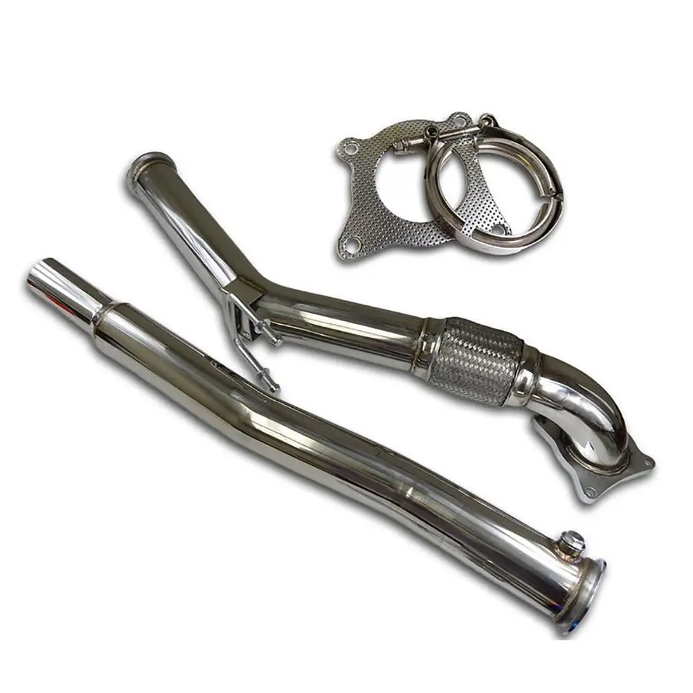 Car Exhaust Pipe Stainless Steel Downpipe For Volkswagen Golf Mk5/mk6