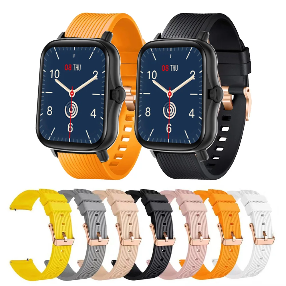 

Watch Strap Silicone For COLMI P8 Plus Sport 20mm Smart Watch Replacement Bracelet For COLMI P8/P28 Plus/V23/P12/P9 Band