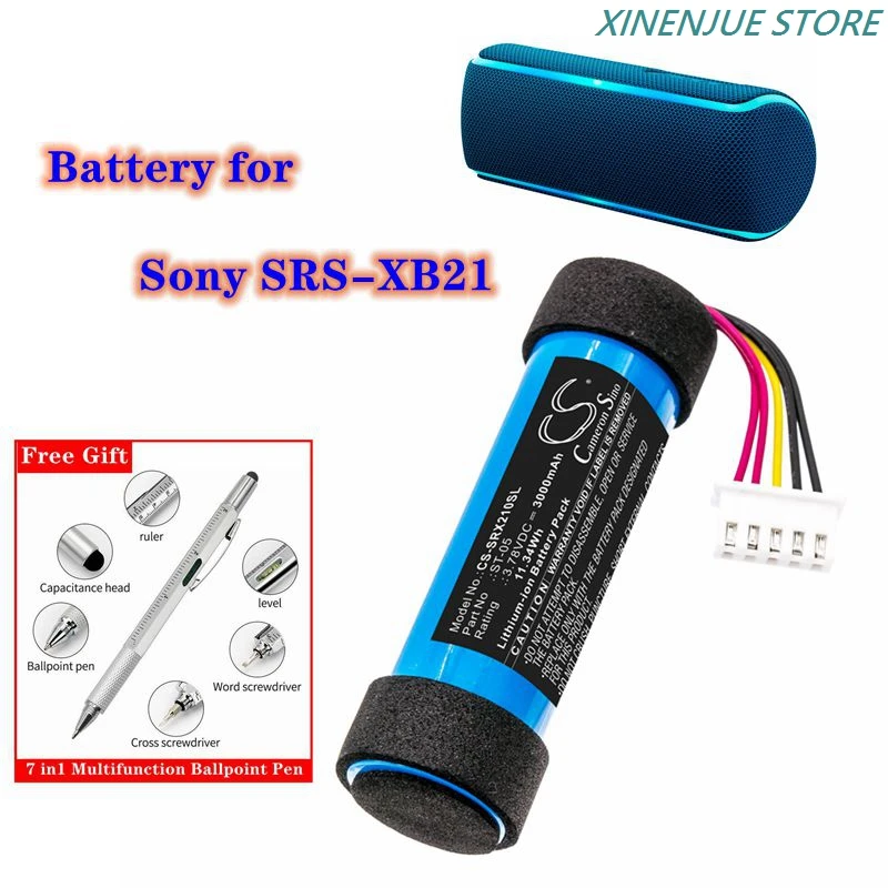 Speaker Battery ST-05, ST05S for Sony SRS-XB21