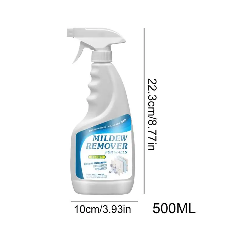 500ml Mould Cleaning Spray Wall Mold Remover Bathroom Kitchen Effective Mildew Removal Cleaner