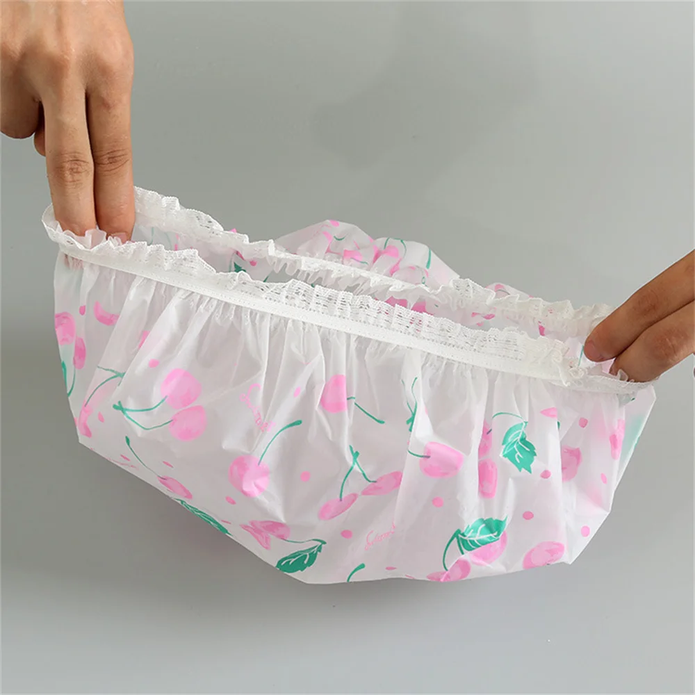

Waterproof Bath Hat Thickened Waterproof And Oil Fume Women Spa Hair Salon Supplies Shower Bathroom Accessories