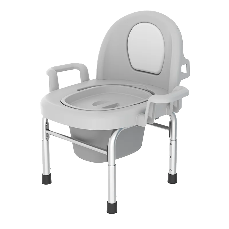 Safety Armrests Elderly Commode Chairs, Portable Toilet Chair for Disabled People Aids, Household Toilet Stool Squat Toilet Seat 5