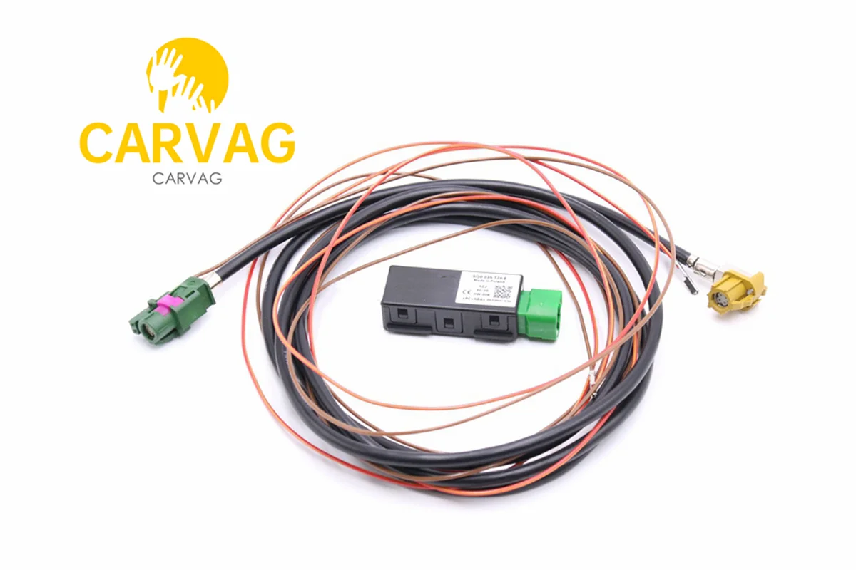 Per Vw Golf 7 Mk7 Car Carplay Media Mib2 Pro Aux Ami Usb Plug Socket Switch Cable 5G0035222E 5 Q0035726