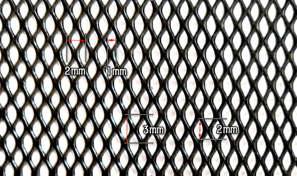 1mm Thickness Light Decoration Aluminum Expanded Metal Mesh Sheet