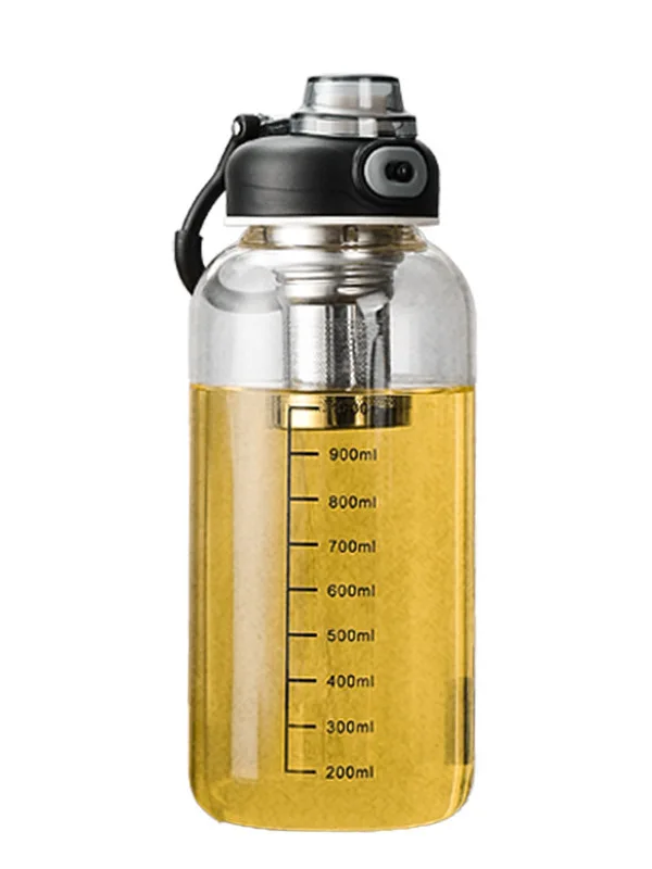 Large Capaci Glass Cup for Tea Brewing Sports Outdoor Busin Men Women Students Portable High Temperature Resistant Tea W...