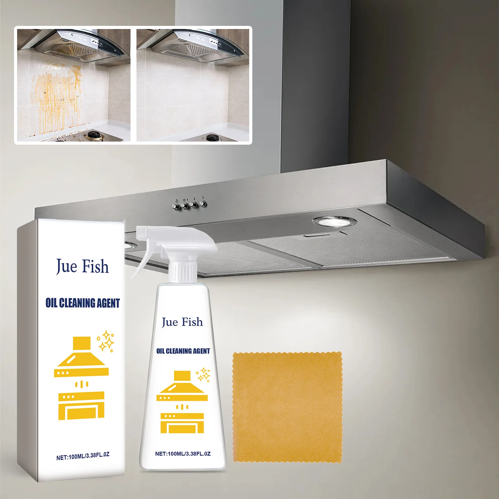 Heavy Oil Cleaning Foam Stubborn Grease Grime Remover Range Hood Degreaser Stove Oven Cleaner Kitchen Multifunction Bubble Spray
