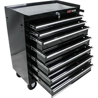 7-Drawer Rolling Tool Box, Tool Chest with Wheels and Locking System,High Capacity Tool Storage Cabinet Organizer (Black) 2