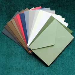 20pcs/pack Vintage velvet texture Western Envelopes C6 Envelope for Letters Envelopes for Wedding Invitation