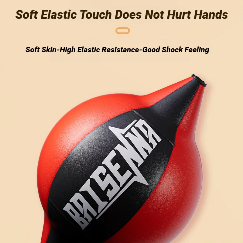 Boxing Speed Ball Pu Reaction Leather Training Hangings Swivel Exercise Fitness Home Sports Gym