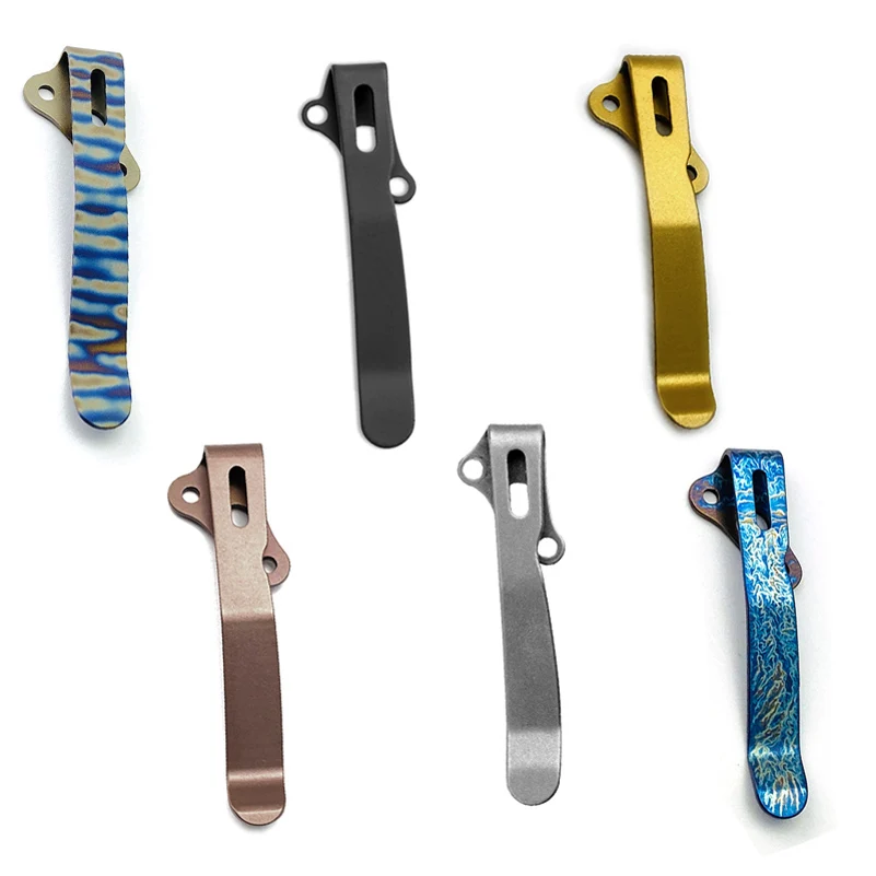 1 Stück Faltenmesser Griff Zurück Clip Taschenklemme für Demko AD 20 AD20.5 Standard Clips Wasit Klemmen DIY Machen Zubehör Teile