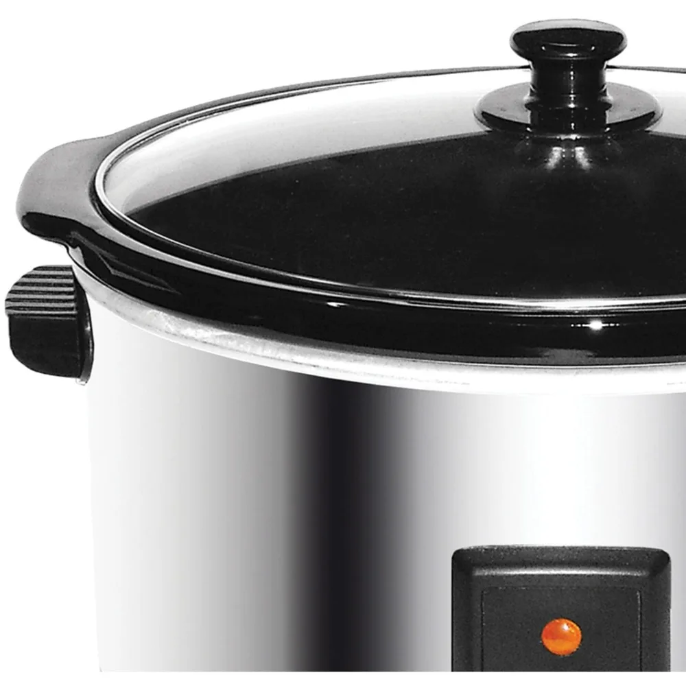 Kitchen utensils, household appliances, 8 quart stainless steel slow stew pot, cooking, free shipping 4