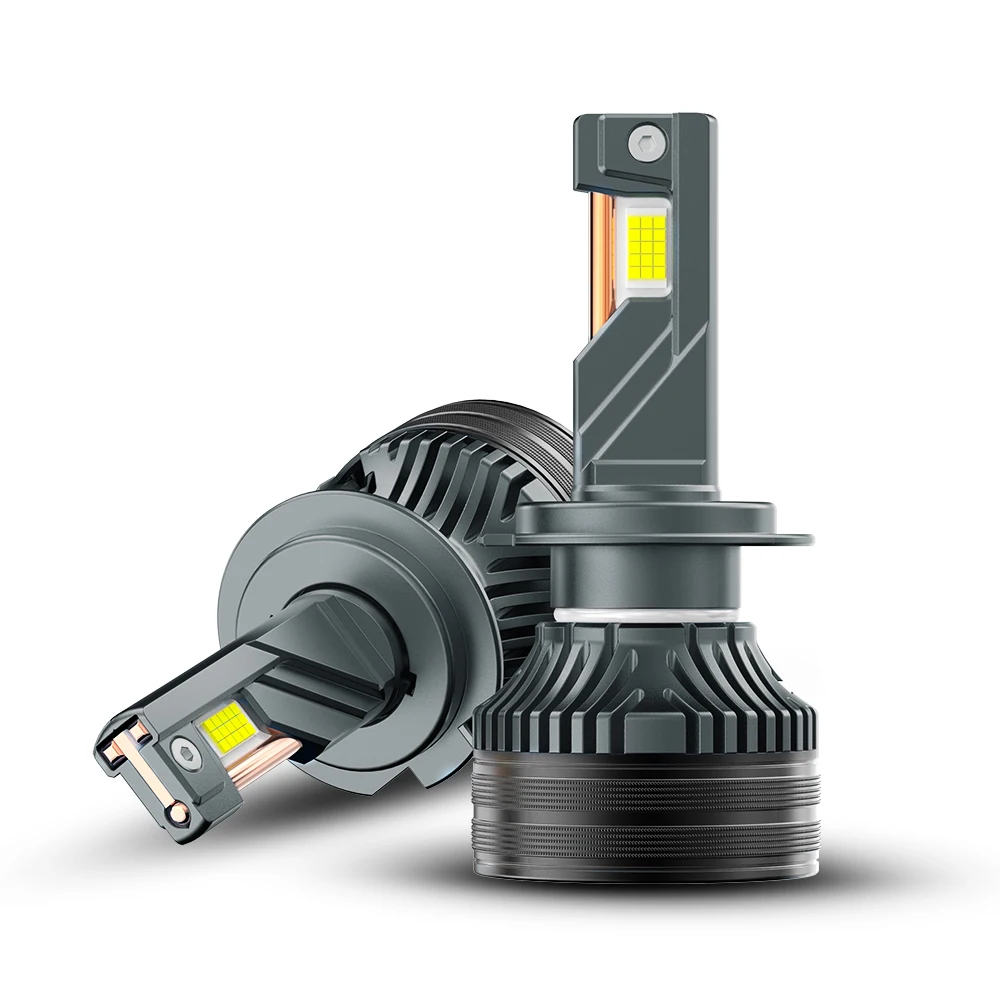 Potentes bombillas de faros LED Q75 4300K 6000K blanco cálido H7 H1 H8 H11 H4 haz alto y bajo 30000LM para faros de coche