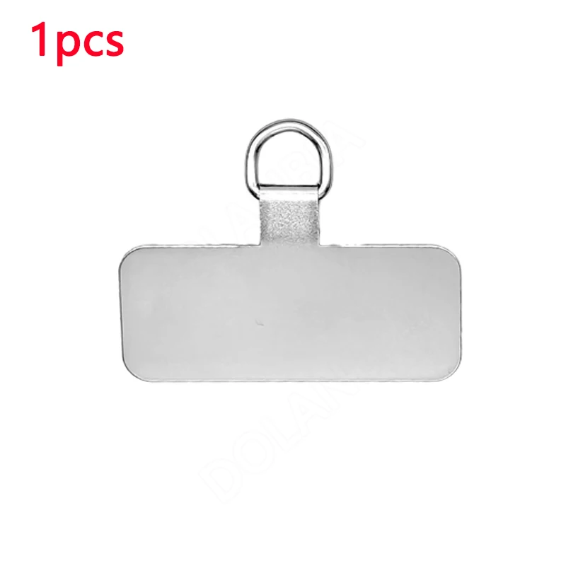 Universal Ultra-Thin Metal Phone Lanyard Gasket Patch - Durable Strap and Cord Holder