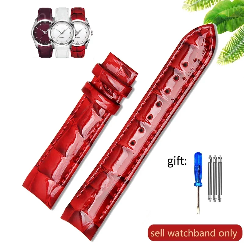 Elegant Genuine Leather Watch Strap - Waterproof & Sweatproof 18mm Women's Band Accessories