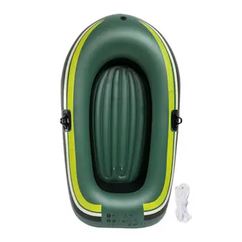 Kayak Gonfiabile Monoposto in PVC Spesso, Barca Portatile per Pesca e Divertimento Acquatico su Laghi e Fiumi