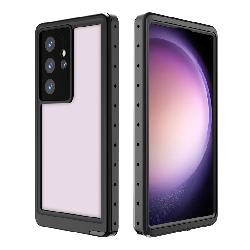 

For Samsung Galaxy S23 Ultra Diving Case Full Protection Waterproof and Sealed Phone Case For Galaxy S23 S23Plus S23Ultra