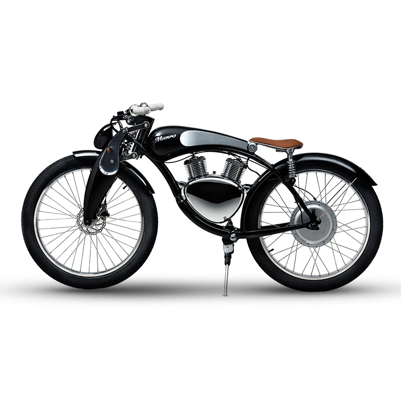 Simino Ebike 26 "48V Dc Motor Biciclette/Elettrica E/Byke Easy Rider Vintage Retro Battery Bicycle Electric Bike