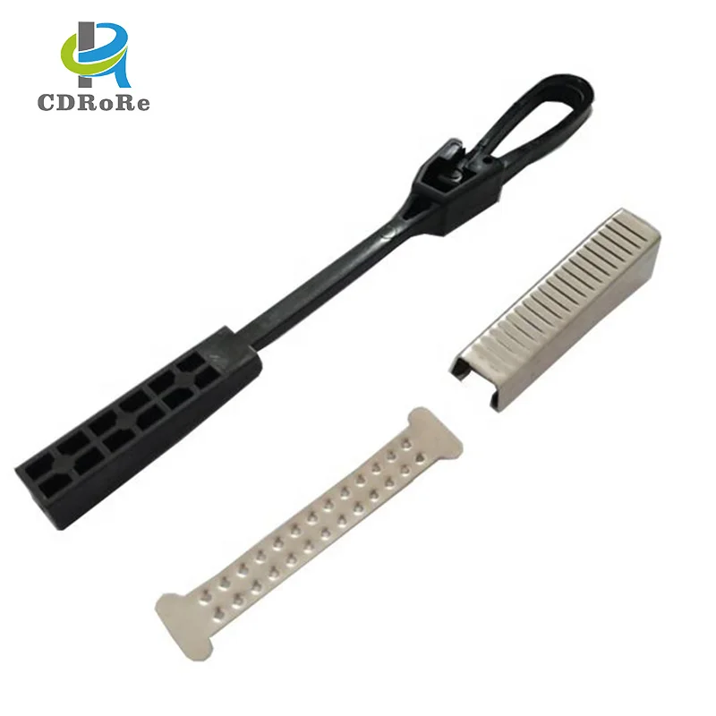 300pcs Fiber Optic Cable Drop Wire Tension Clamp Wire Rope Cable Clamp